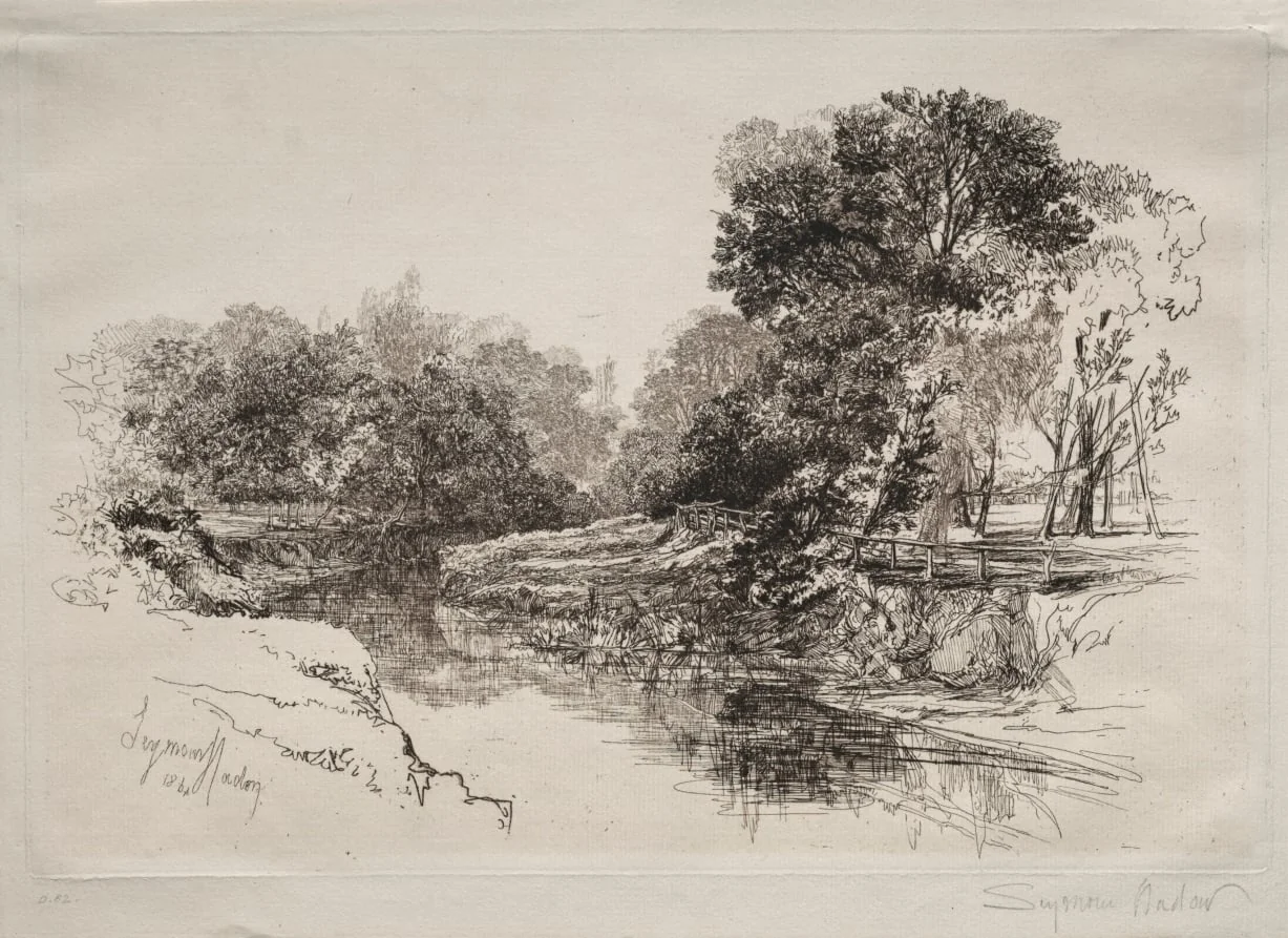 A River in Ireland, by Francis Seymour Haden, 1864