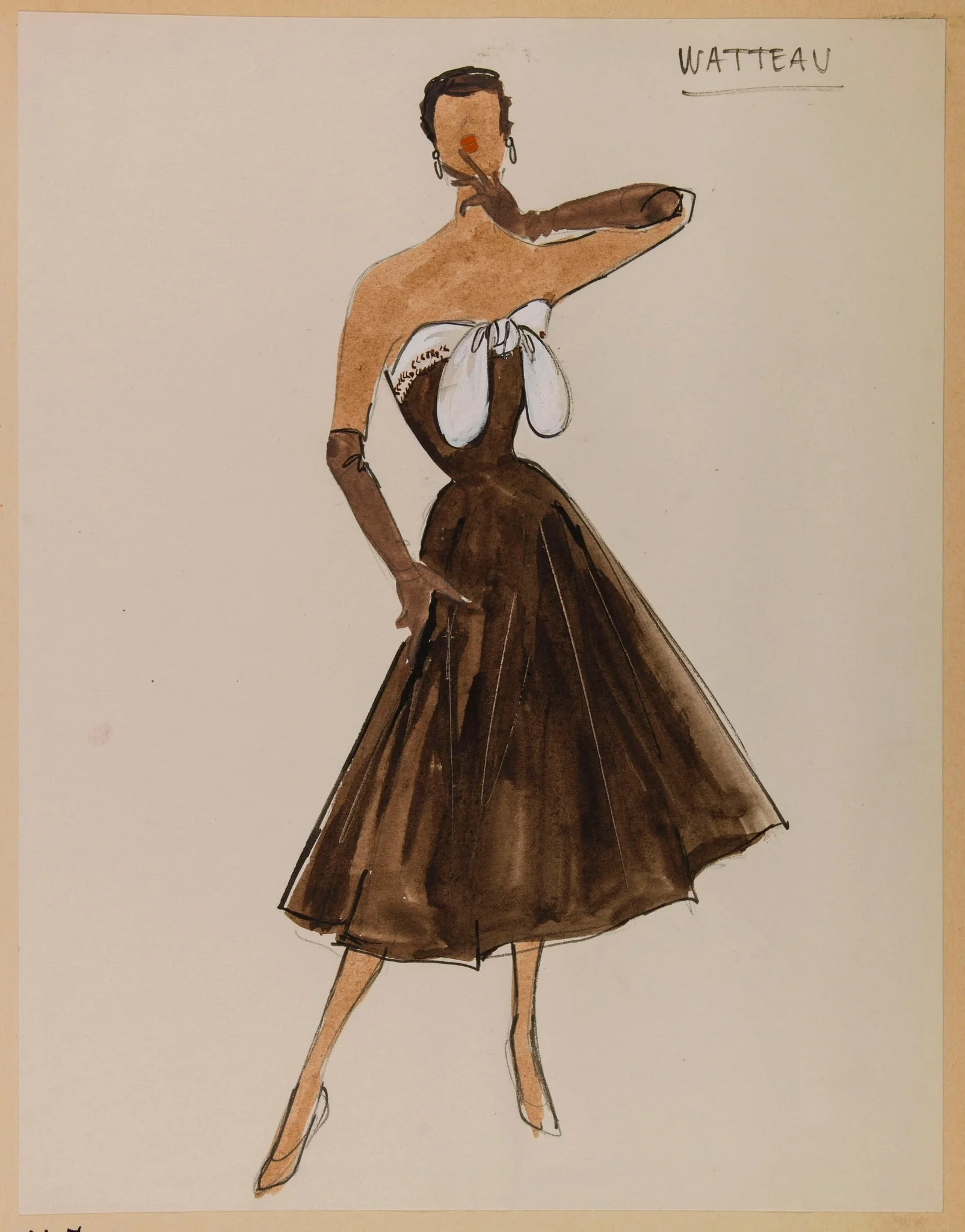Watteau, by Marie-Louise Carven, 1953