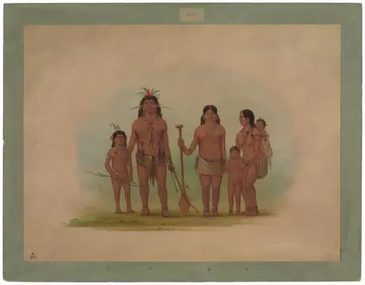 Orejona Chief and Family