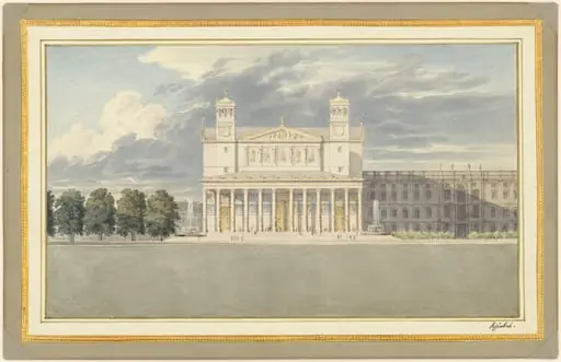 The Façade and Suroundings of a Cathedral for Berlin