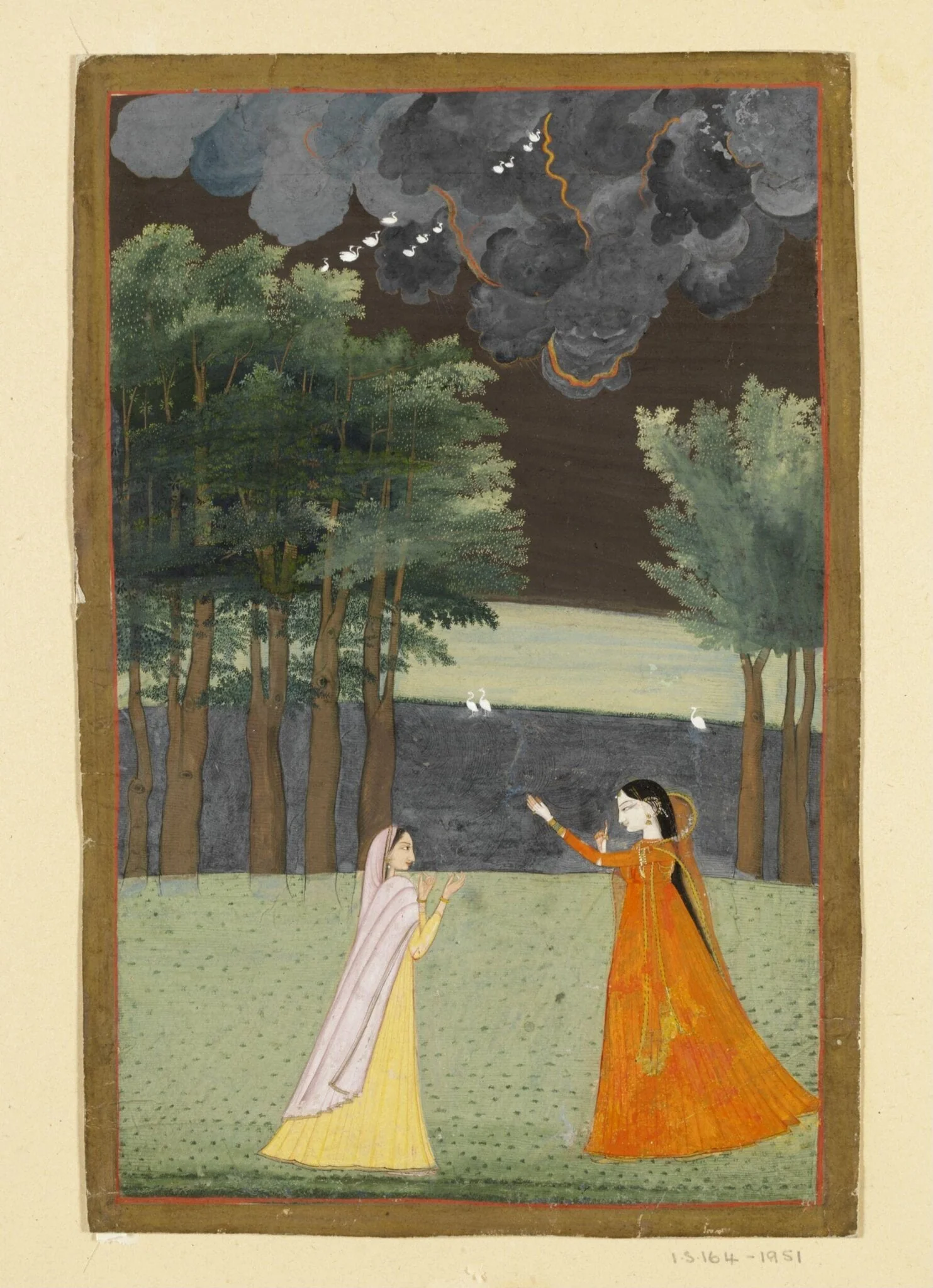 Radha, by Unknown, paint, 1780