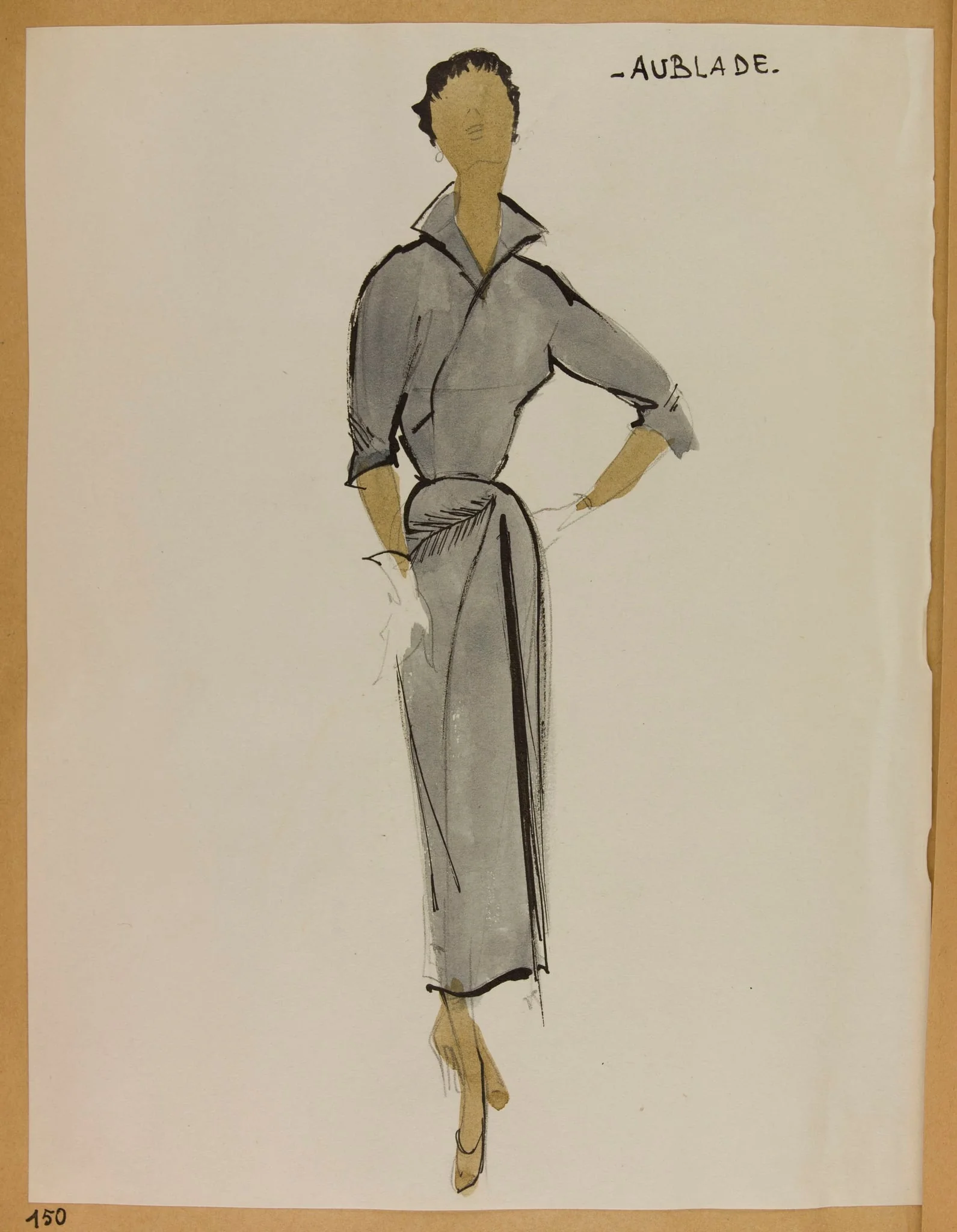 Aublade, by Marie-Louise Carven, 1952