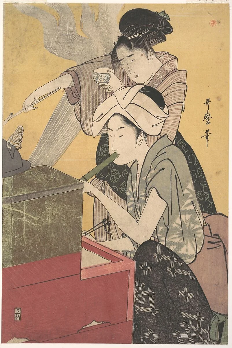 Untitled, by Kitagawa Utamaro, ink, 1794