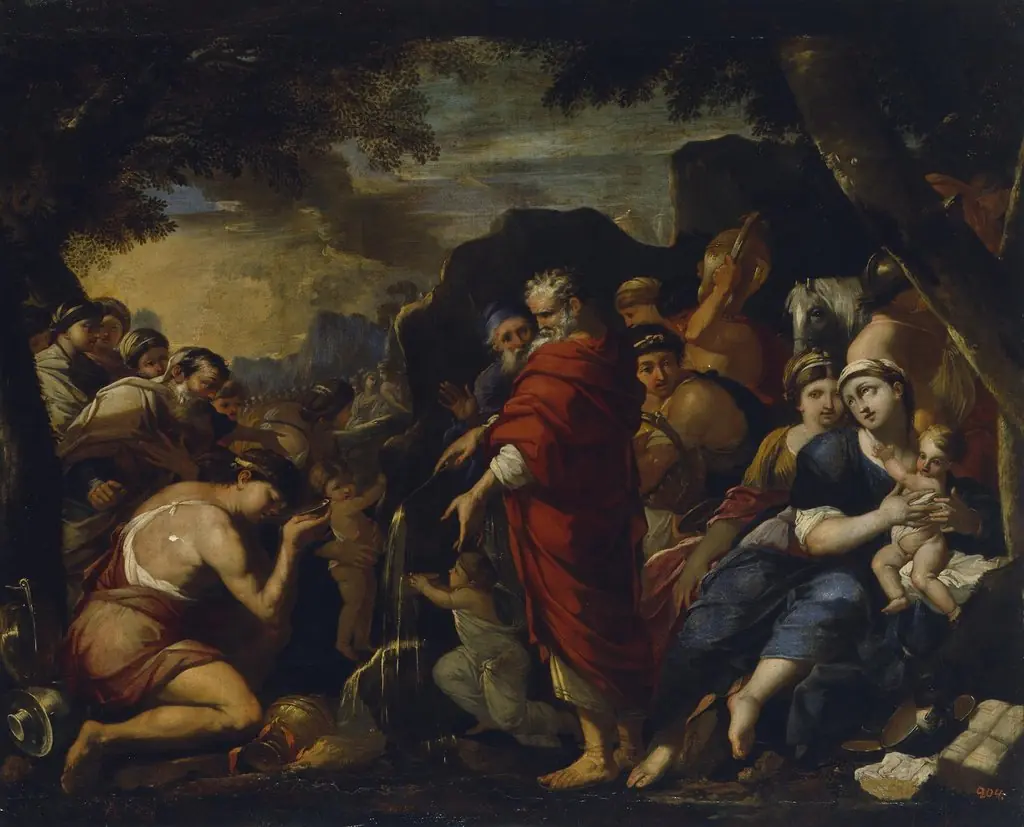 Moses Striking the Rock