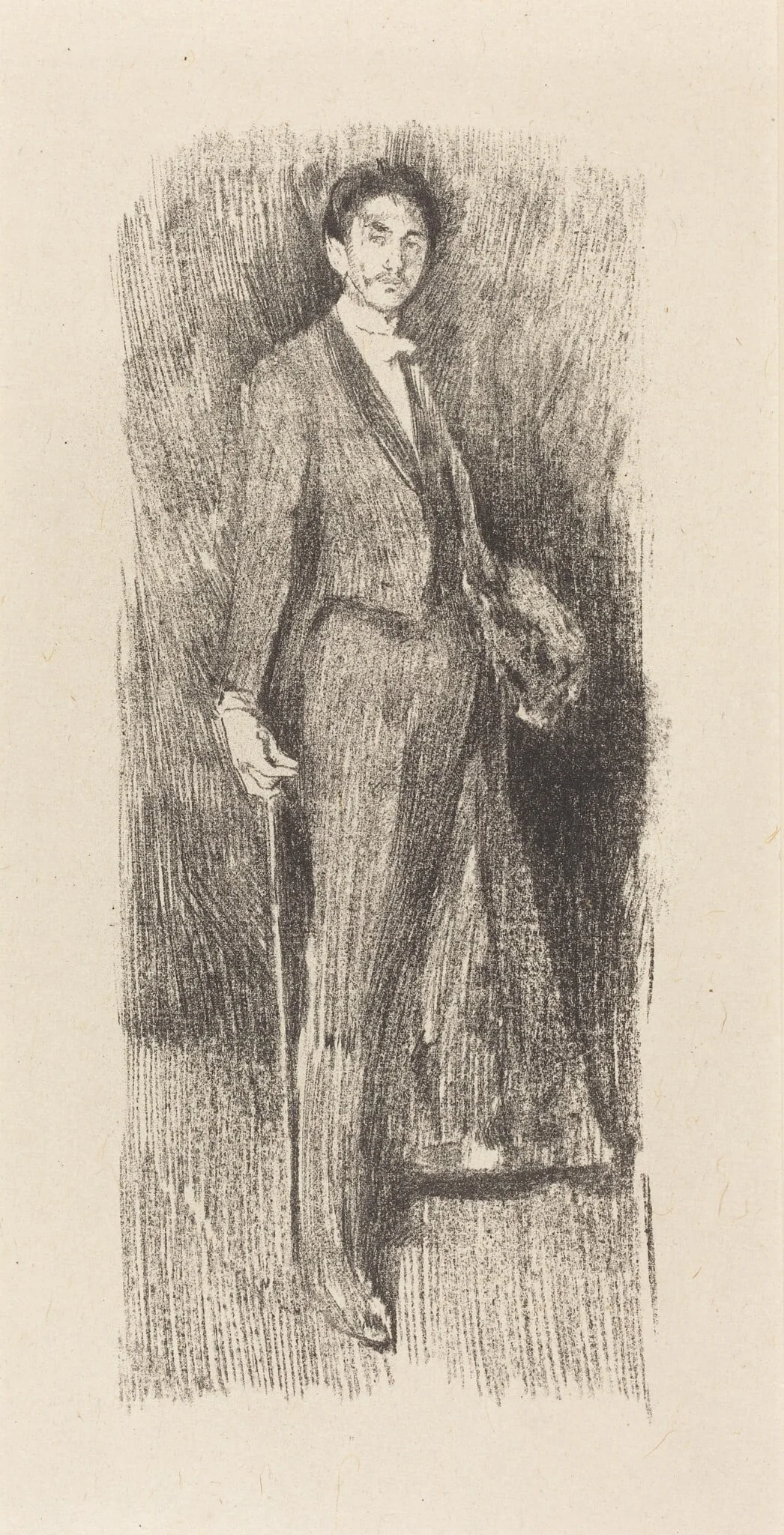Count Robert de Montesquiou, by Beatrix Godwin Whistler, ink, 1894