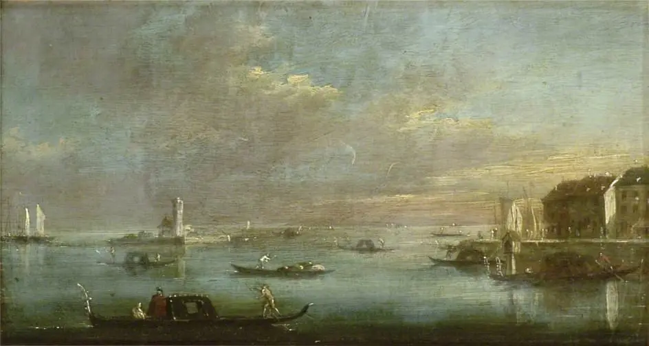 The Venetian Lagoon at Sunset