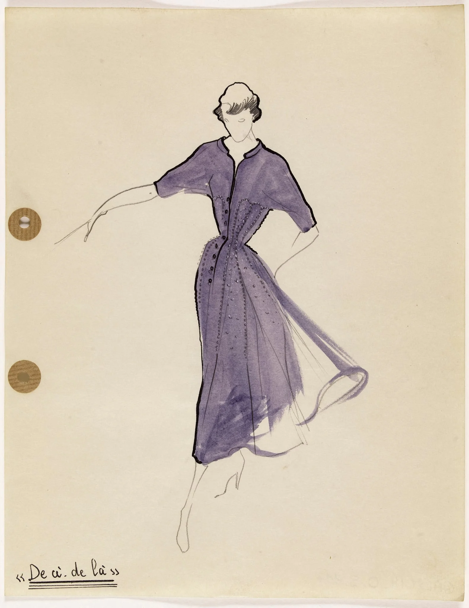 'De ci-de là', by Marie-Louise Carven, 1949