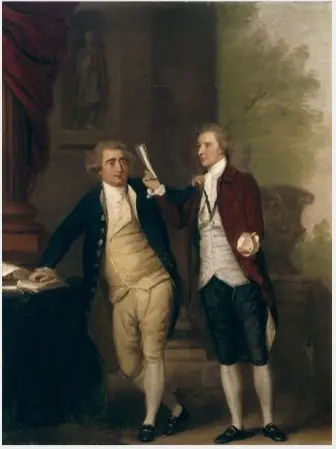 Edmund Burke (1729-1797) in Conversation with Charles James Fox (1749-1806)