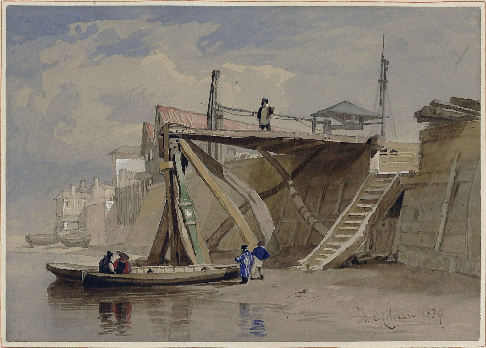 On the banks of the Yare, Southtown, Yarmouth