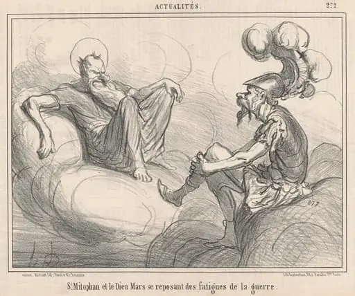 Saint Mitophan et le dieu mars ...