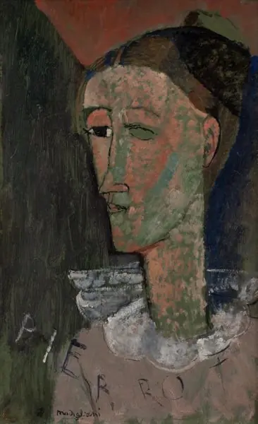Self-Portrait as Pierrot