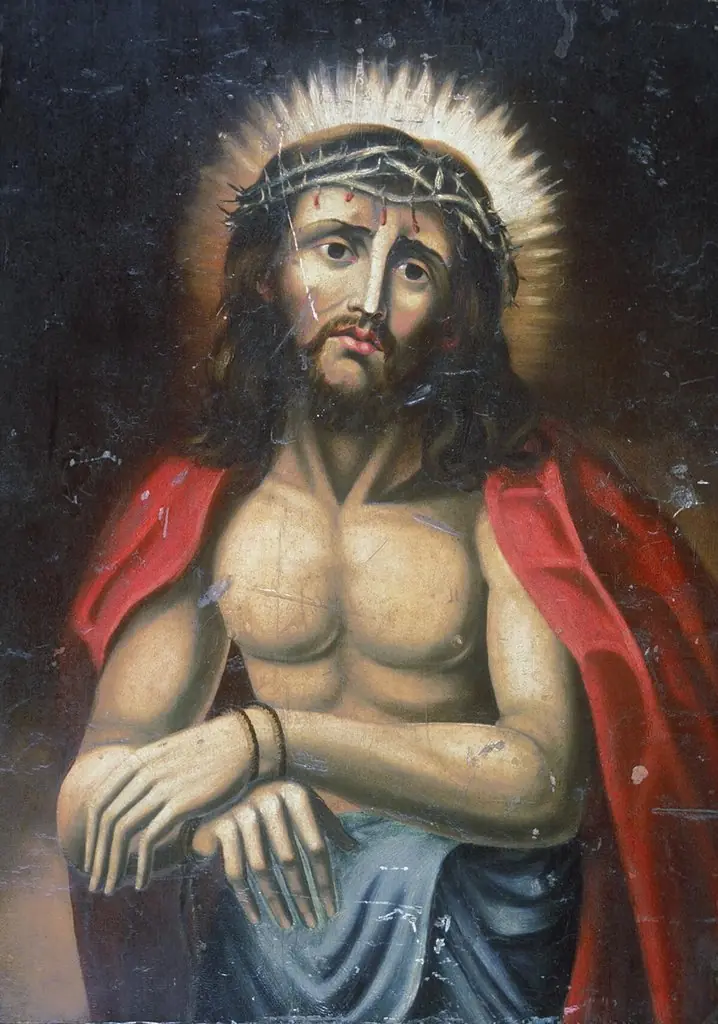 Christ with crown of thorns