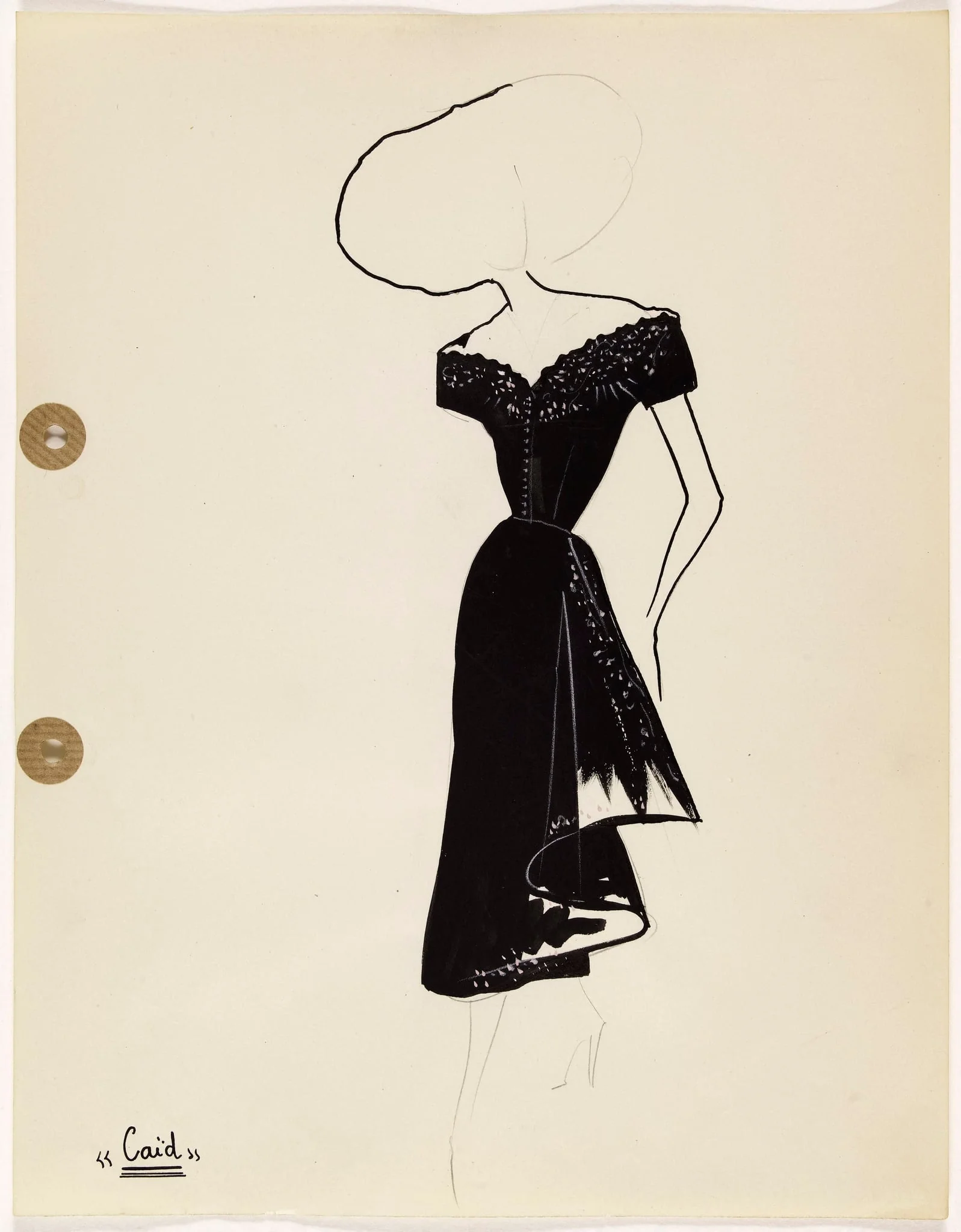 'Caïd', by Marie-Louise Carven, 1949