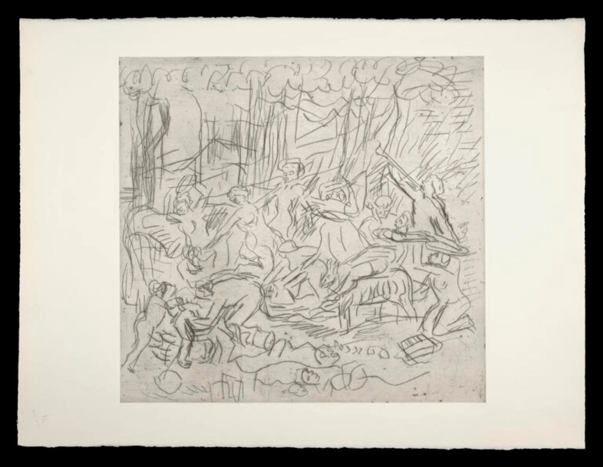 The Triumph of Pan, by Leon Kossoff, 1998
