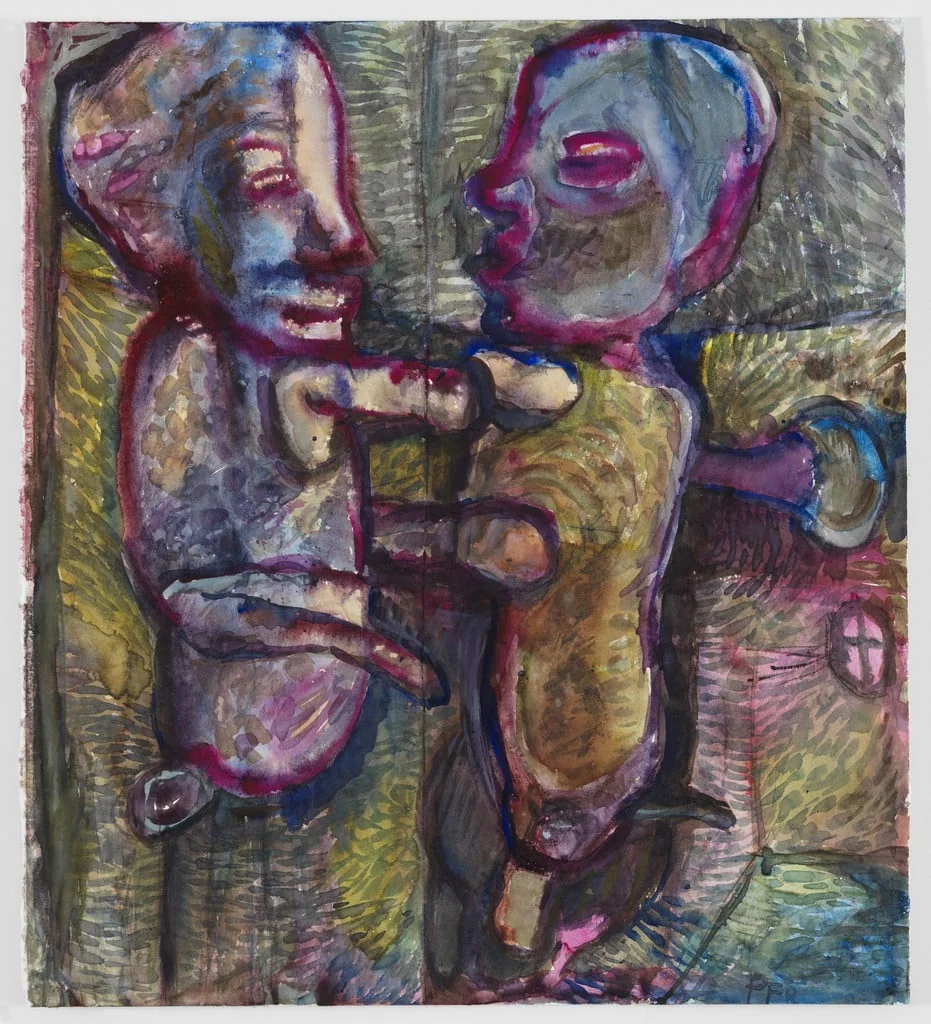 Untitled, by Erwin Pfrang, watercolor, 2002