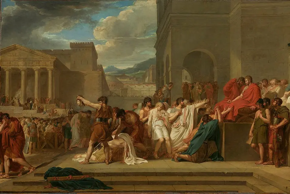 Brutus condemning his sons to death