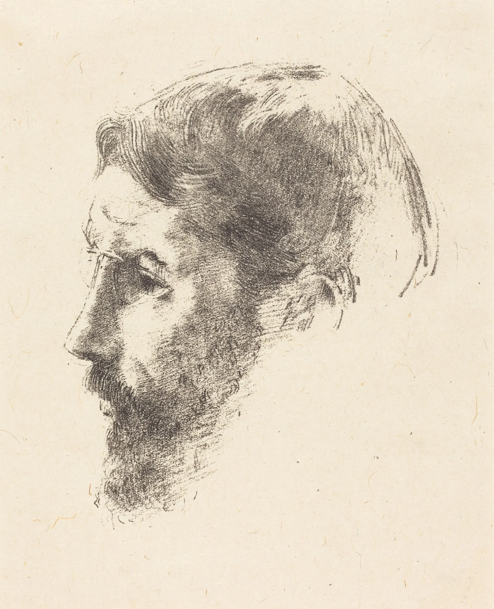 Pierre Bonnard, by Odilon Redon, ink, 1900