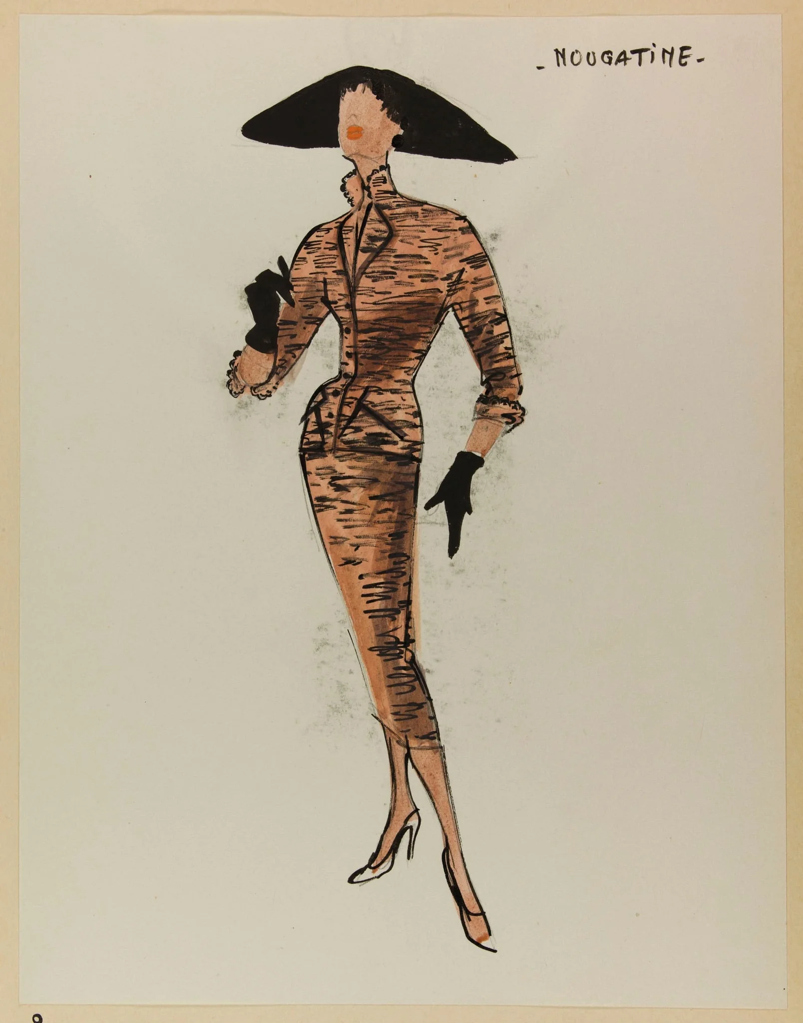 Nougatine, by Carven, 1953