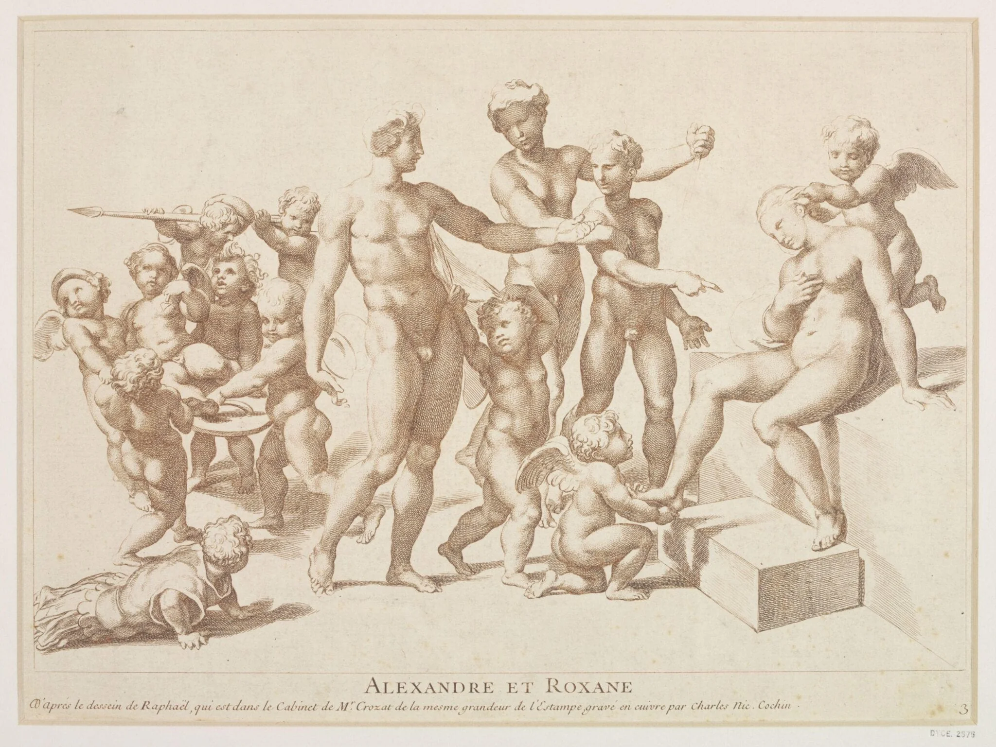 The Marriage of Alexander and Roxana, by Charles-Nicolas Cochin, 1750