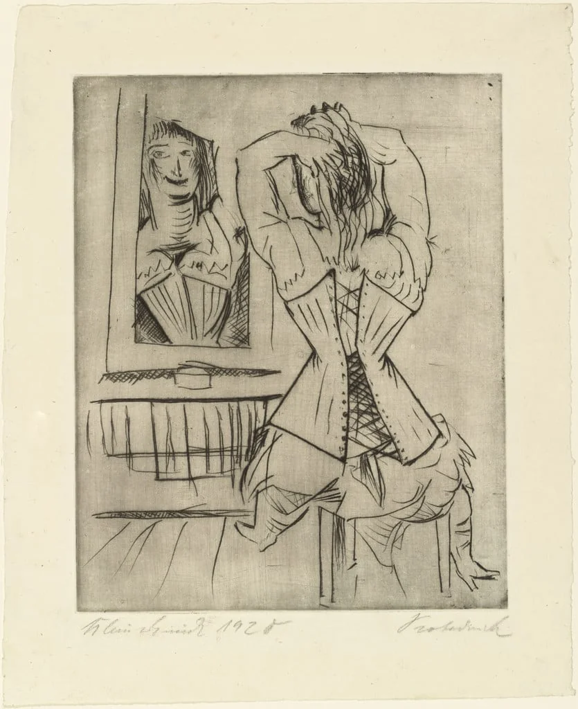 Untitled, by Paul Kleinschmidt, ink, 1920