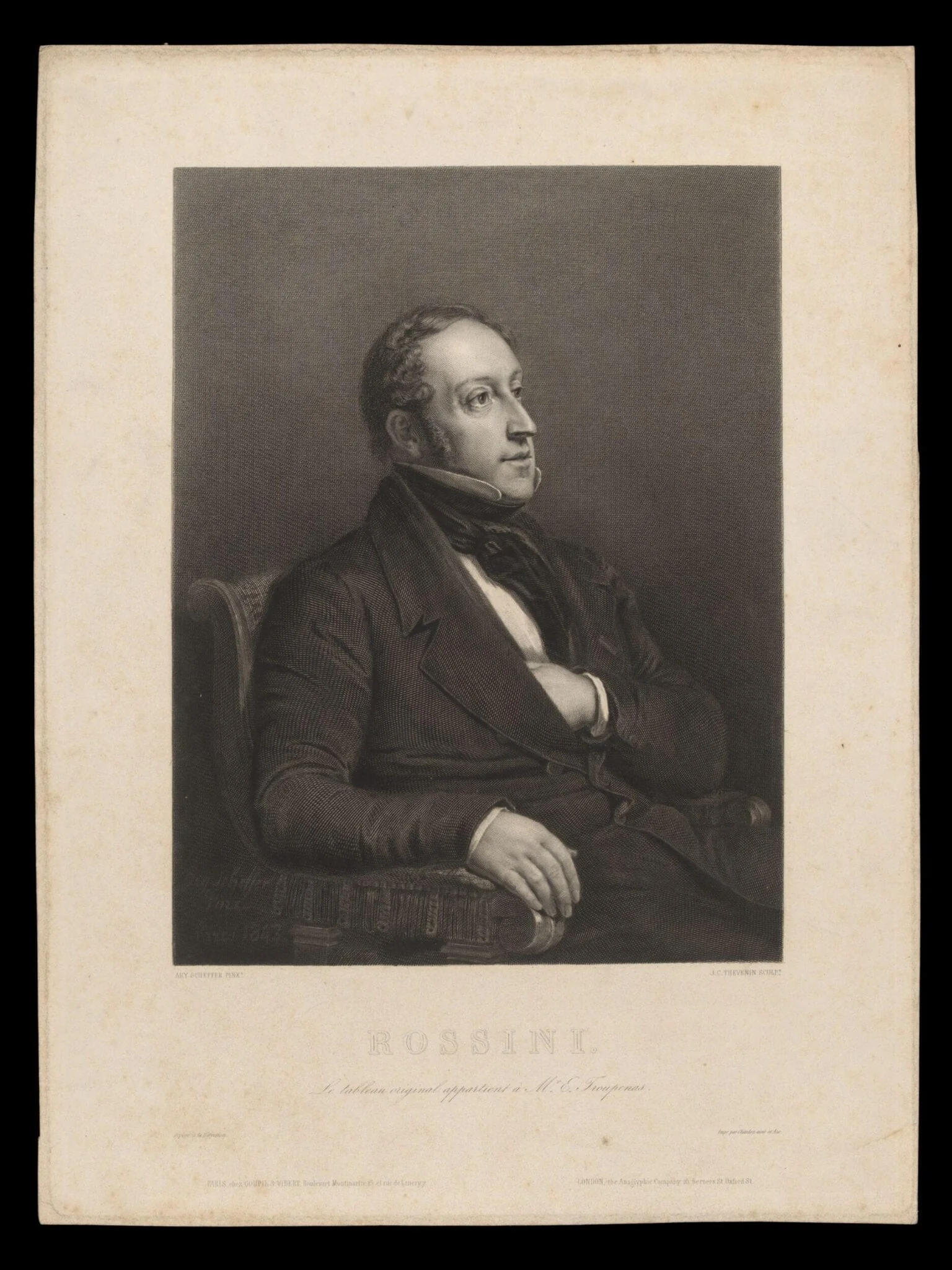 H Beard Print Collection, by Ary Scheffer, 1850