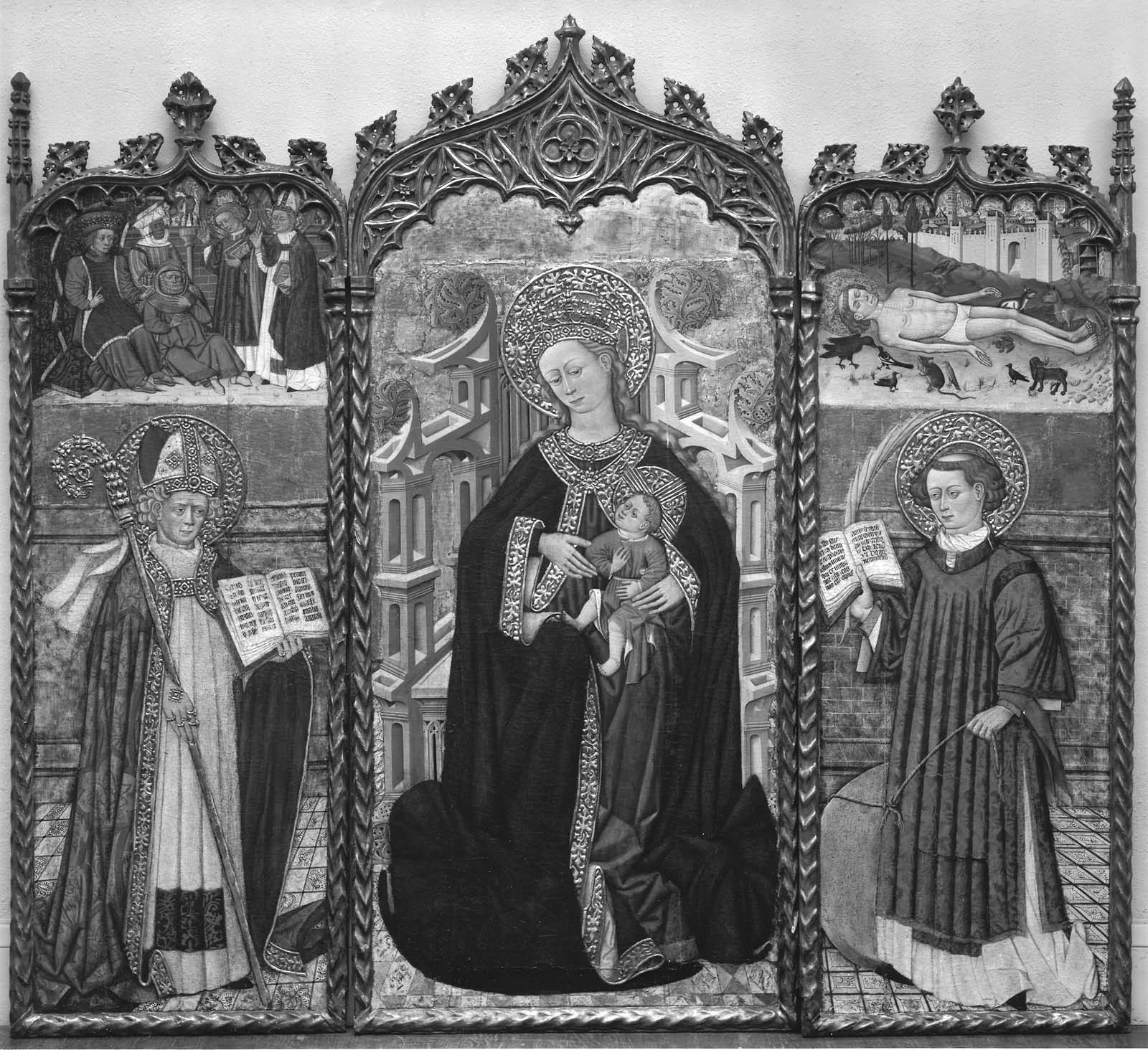 Virgin and Child Enthroned with Saints Valerius and Vincent