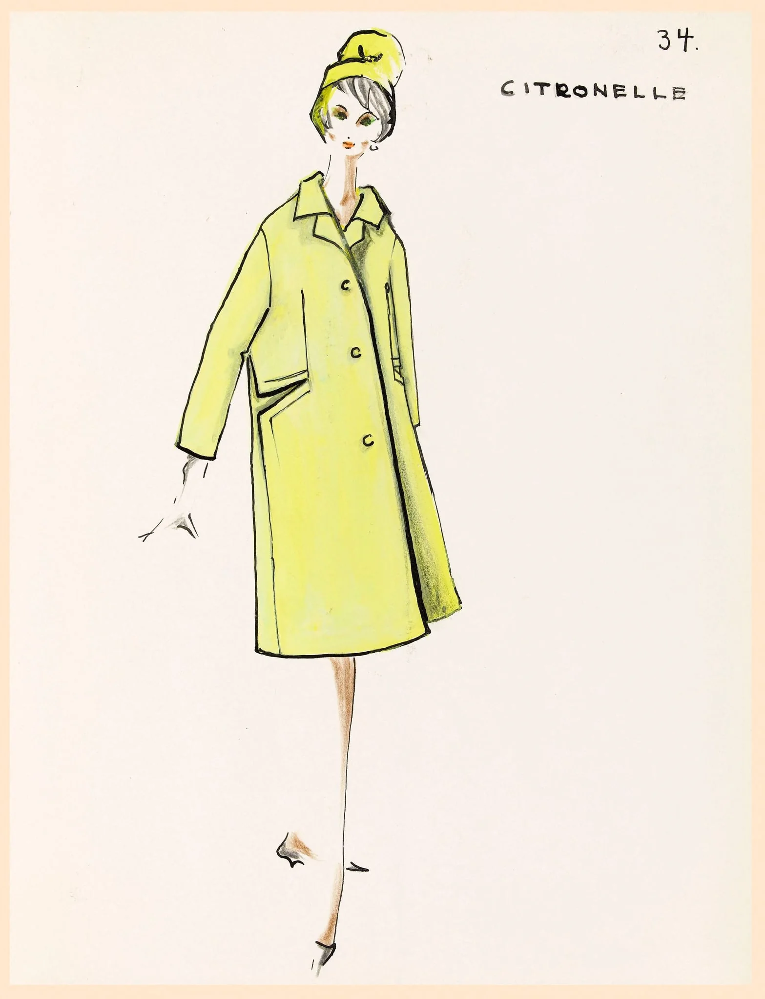 Citronnelle, by Marie-Louise Carven, 1967