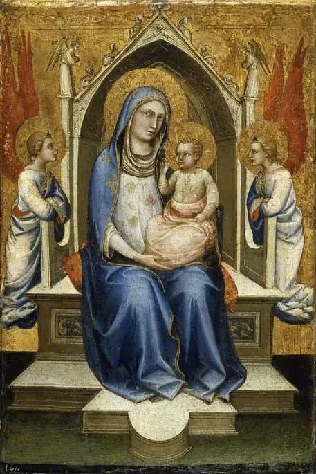 Virgin and Child enthroned