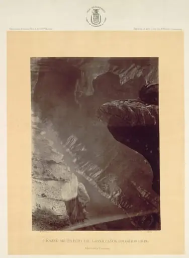 Looking South into the Grand Canyon, Colorado River, Sheavwitz
