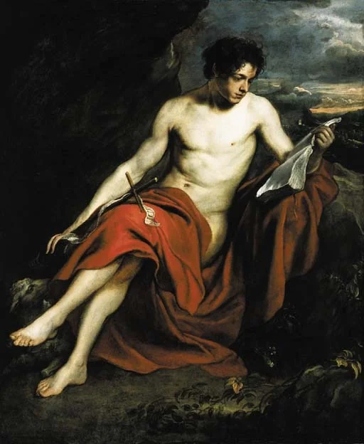 Saint John the Baptist in the Wilderness, by Anthony van Dyck, oil, 1622