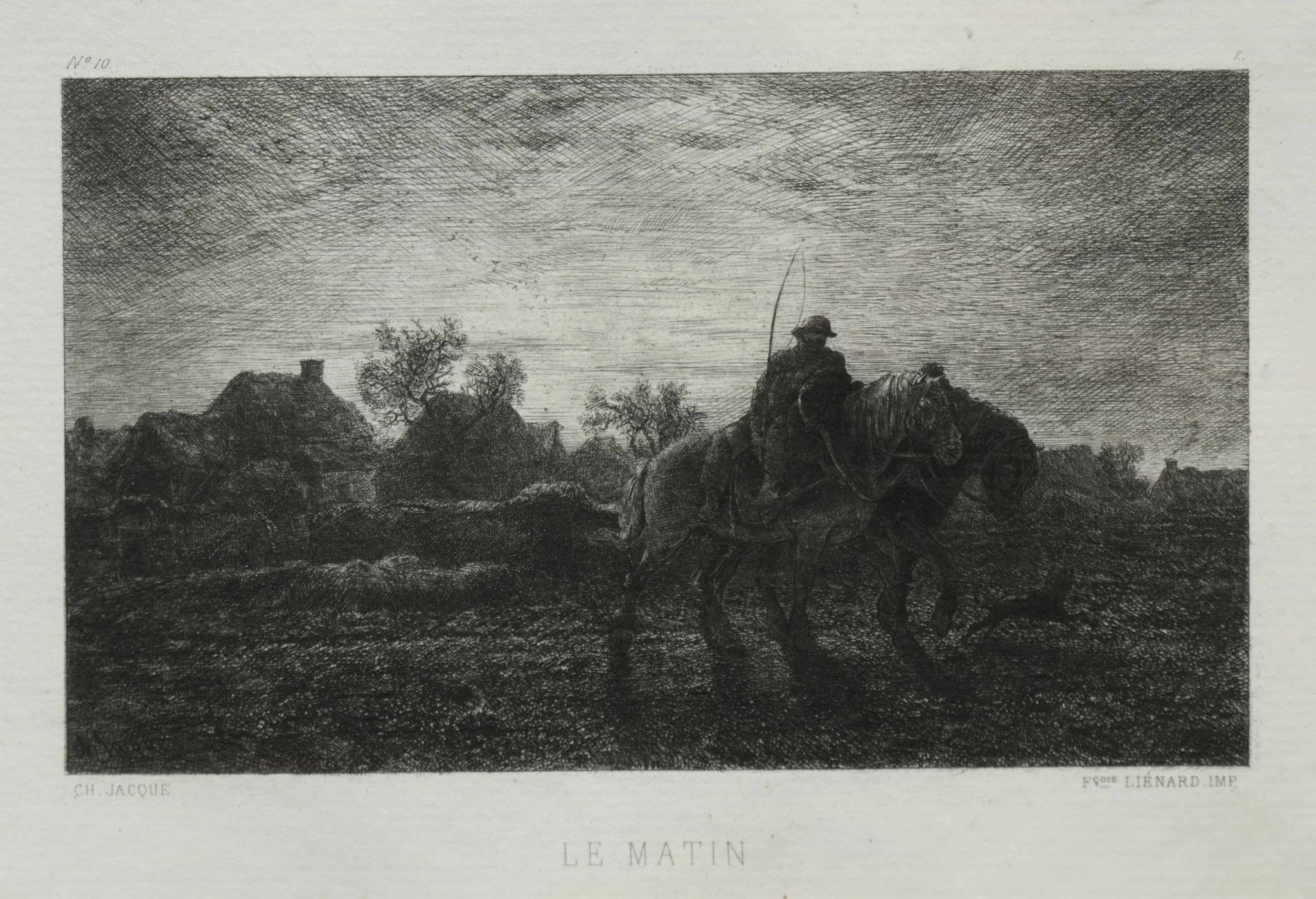The Morning, by Charles Jacque, 1864