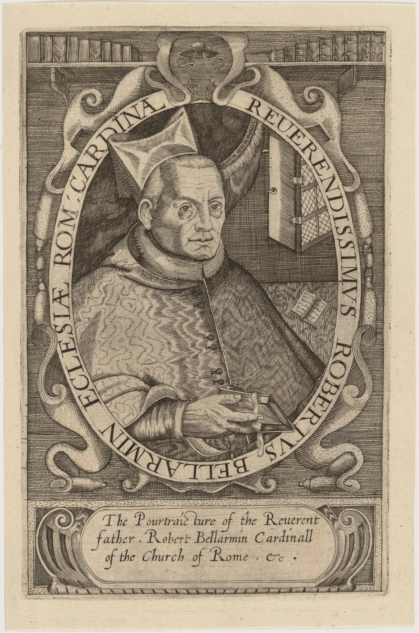 Roberto Francesco Romolo Bellarmino, Cardinal, by Unknown 19th Century, ink, 1850