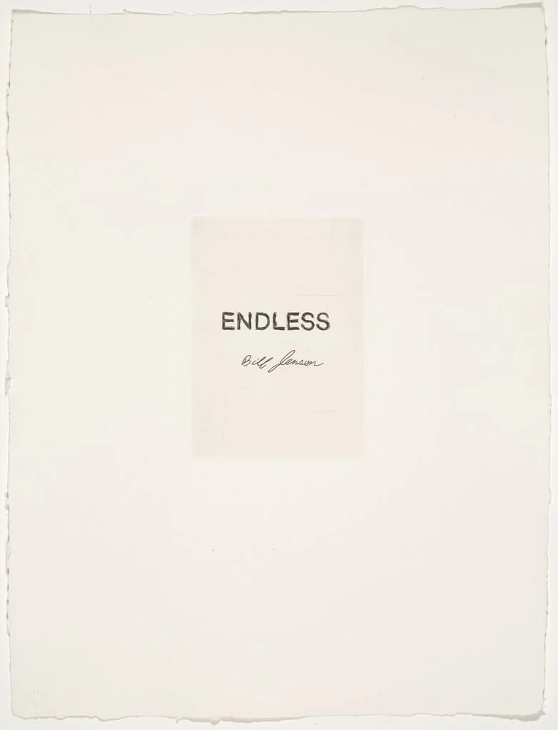 Untitled, by Bill Jensen, ink, 1984