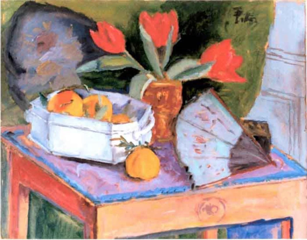 Natură statică cu lalele, by Theodor Pallady, unspecified, 1931