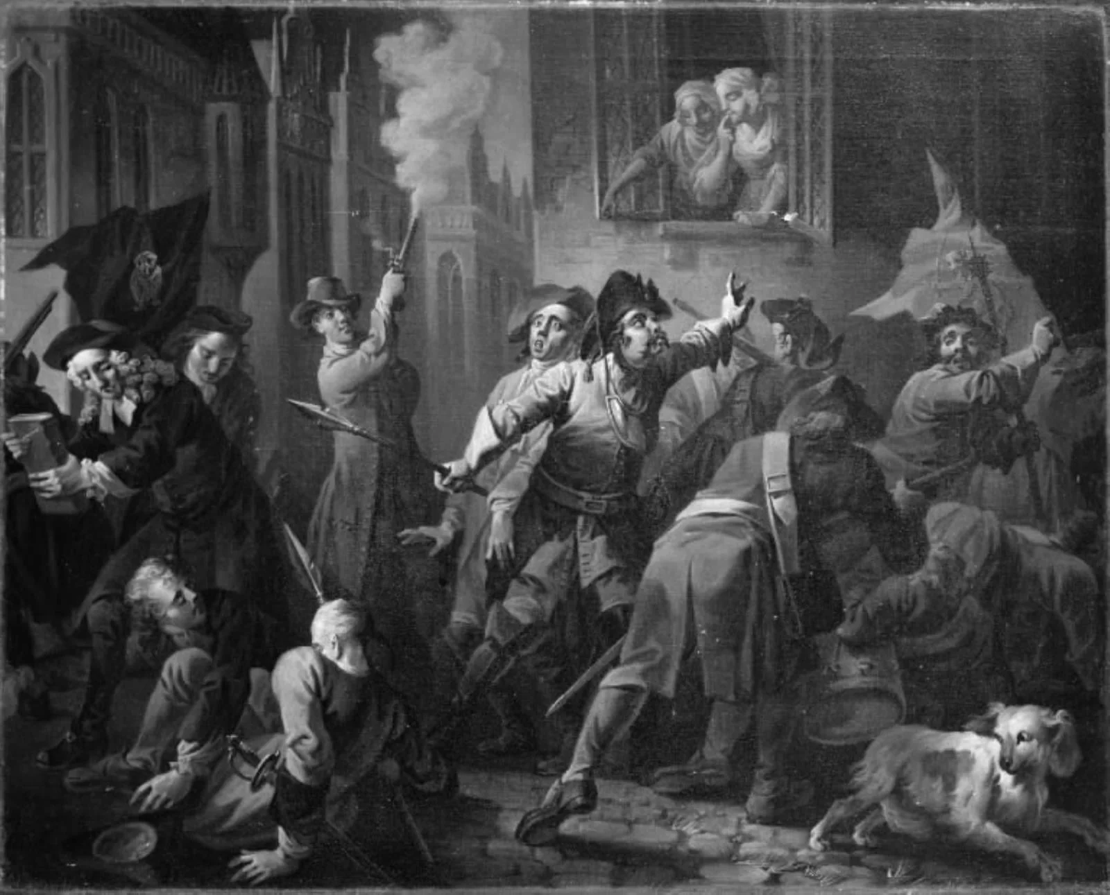 Jacob von Thyboe, V. akt, 11. scene, by Unknown, 1810
