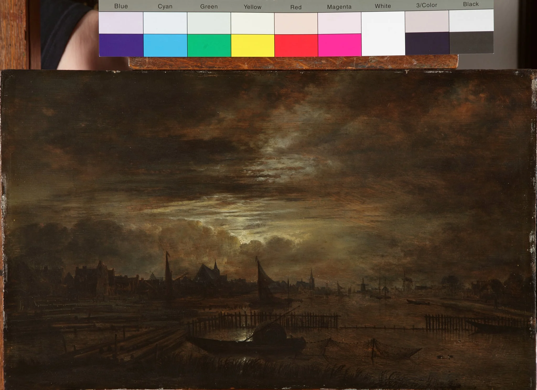 Mondscheinlandschaft, by Unknown, 1650