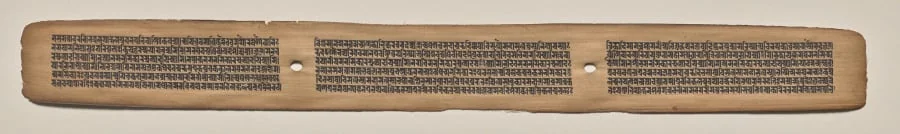 Text, folio 171 (recto), from a Manuscript of the Perfection of Wisdom in Eight Thousand Lines (Ashtasahasrika Prajnaparamita-sutra), by Unknown, unspecified, 14