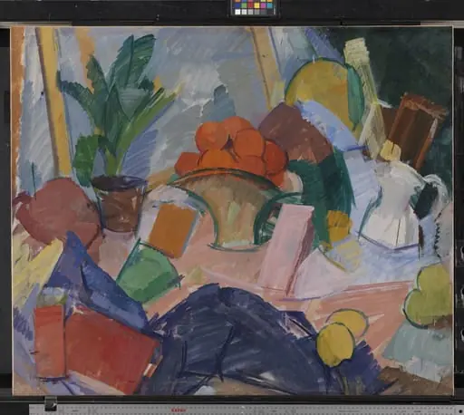 Still Life with Oranges in a Basket