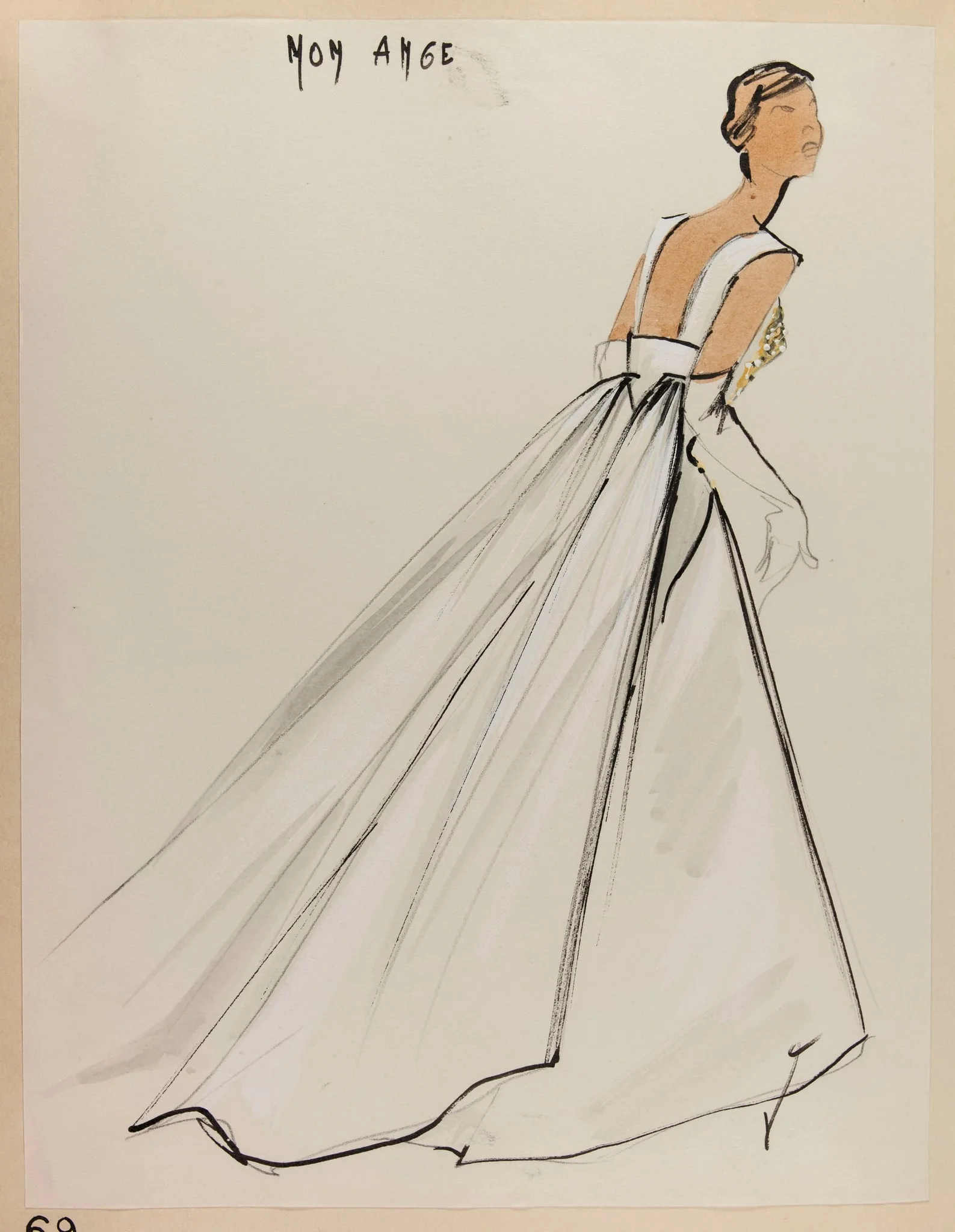 Mon ange, by Carven, 1952