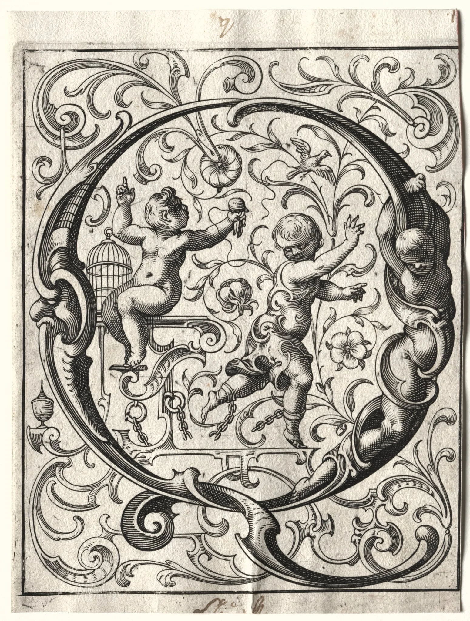 New ABC Booklet:  Q, by Lucas Kilian, 1627