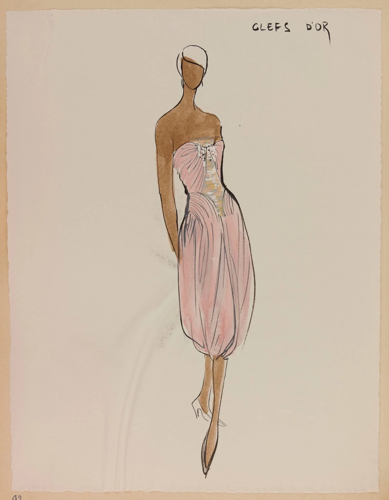 Clefs d'or, by Carven, 1956