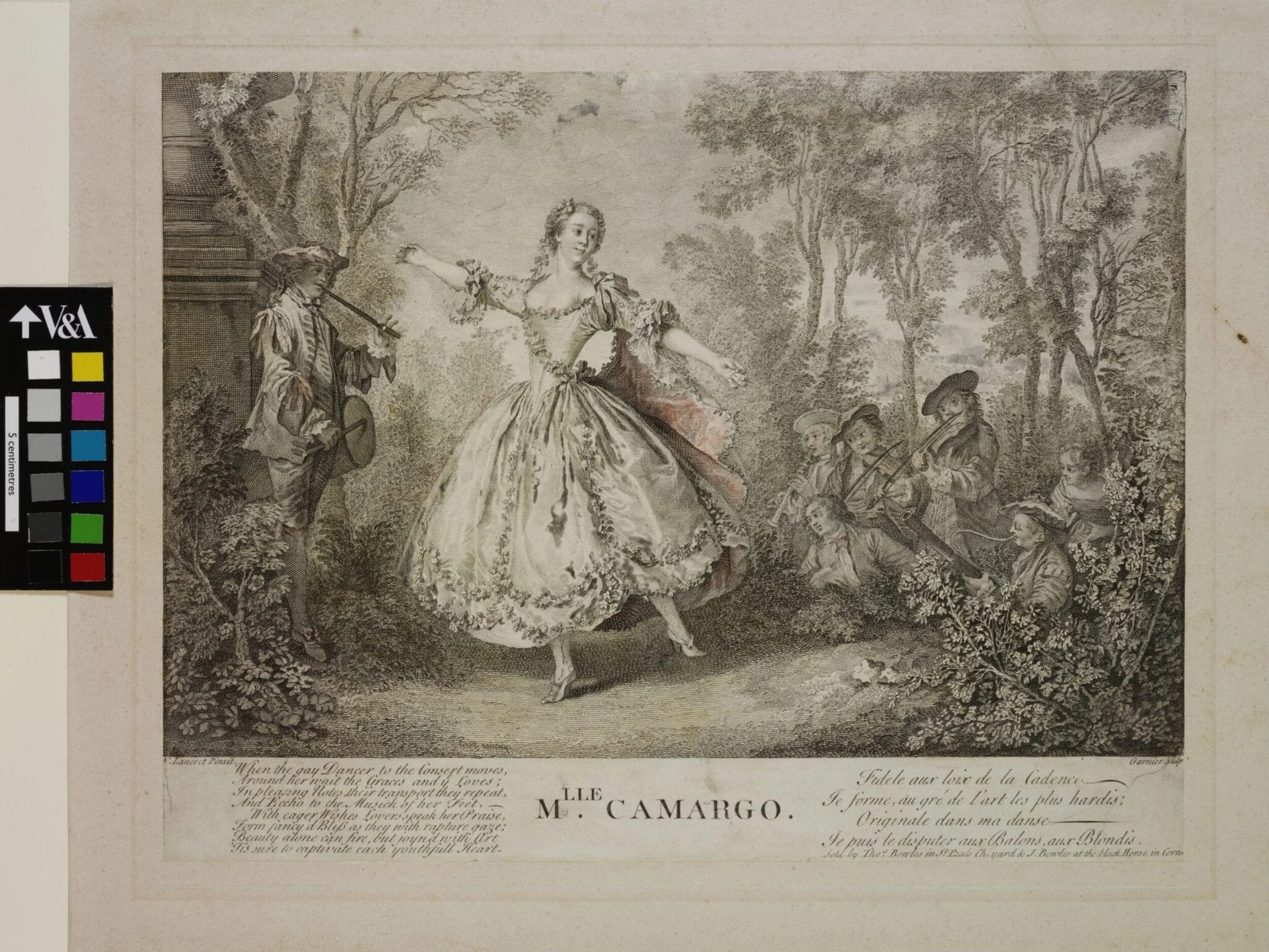 Mlle Camargo, by Nicolas Lancret, 1750