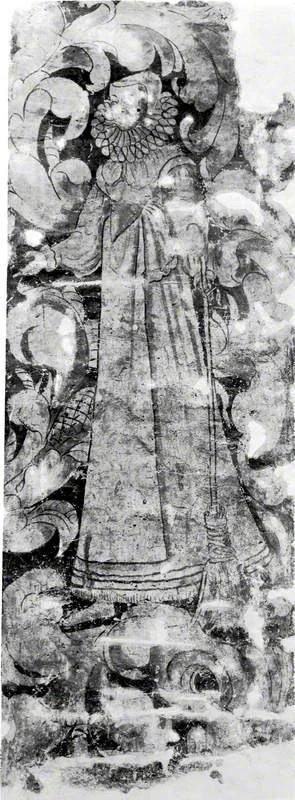 Woman with a Broom (from Stodmarsh Court, Kent)