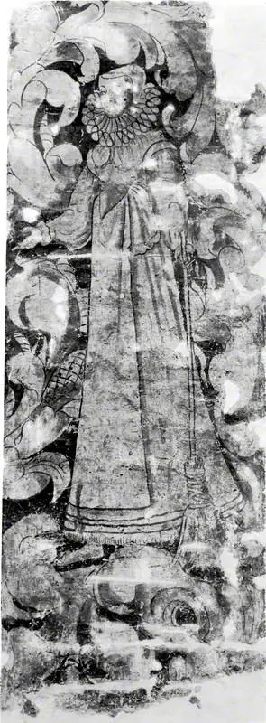 Woman with a Broom (from Stodmarsh Court, Kent)