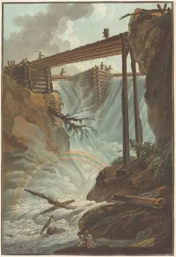 Chute de la Tritt dans la vallée de Muhlethal