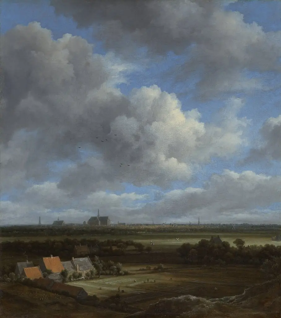 View of Haarlem from the Northwest, with the Bleaching Fields in the Foreground