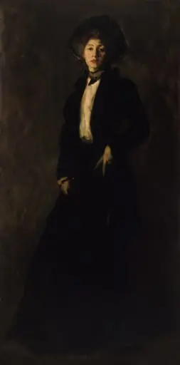 Young Woman in Black