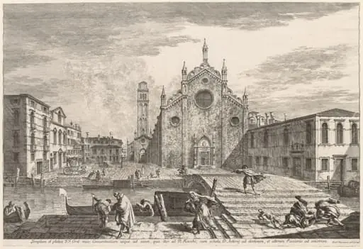 Views of Venice:  Campo dei Frari