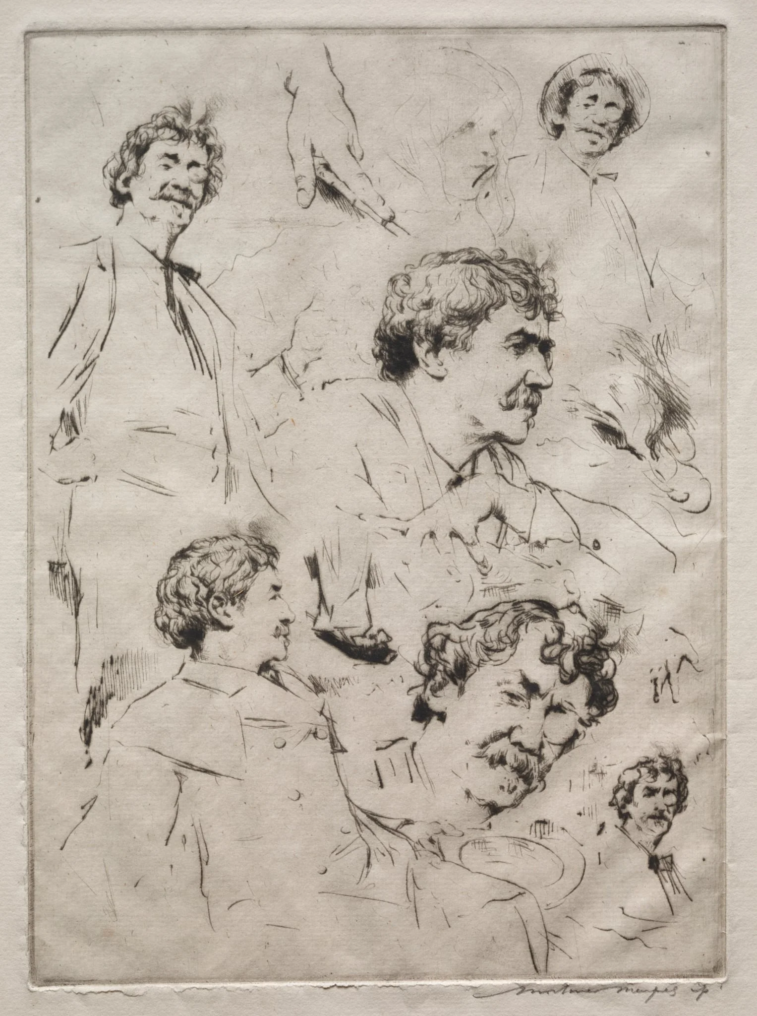 Six Faces of Whistler, by Mortimer Menpes, 1902