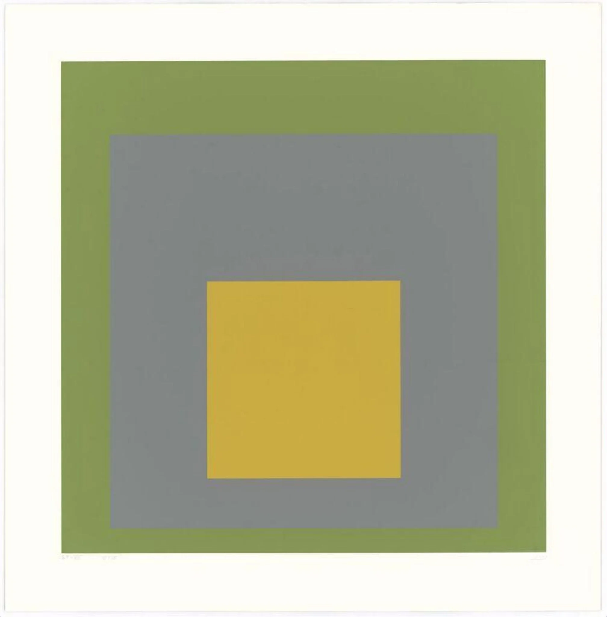 Homage to the Square VIII, by Josef Albers, 1967